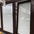 A casement window 3 panel glass thermo aluminum windows